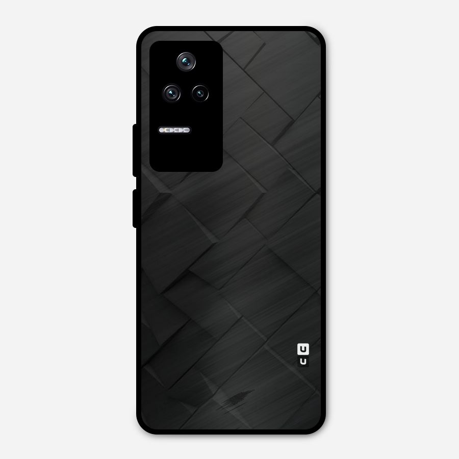 Black Elegant Design Metal Back Case for Poco F4 5G