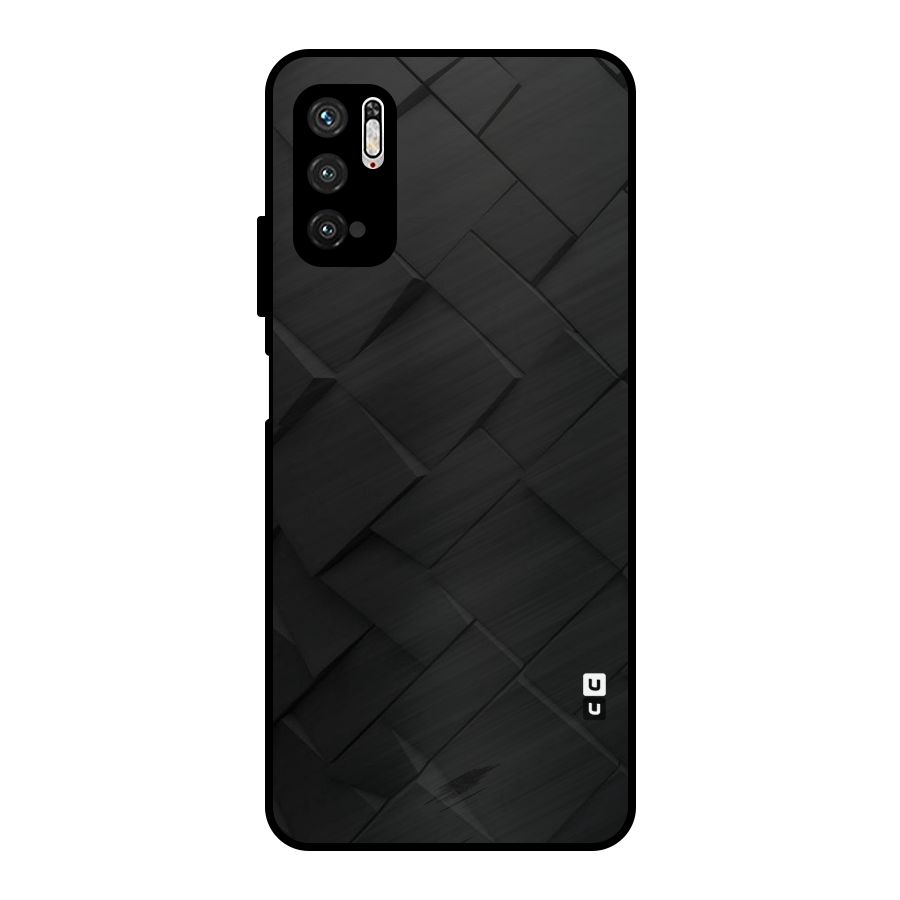 Black Elegant Design Metal Back Case for Poco M3 Pro 5G