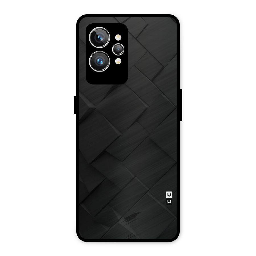 Black Elegant Design Metal Back Case for Realme GT2 Pro