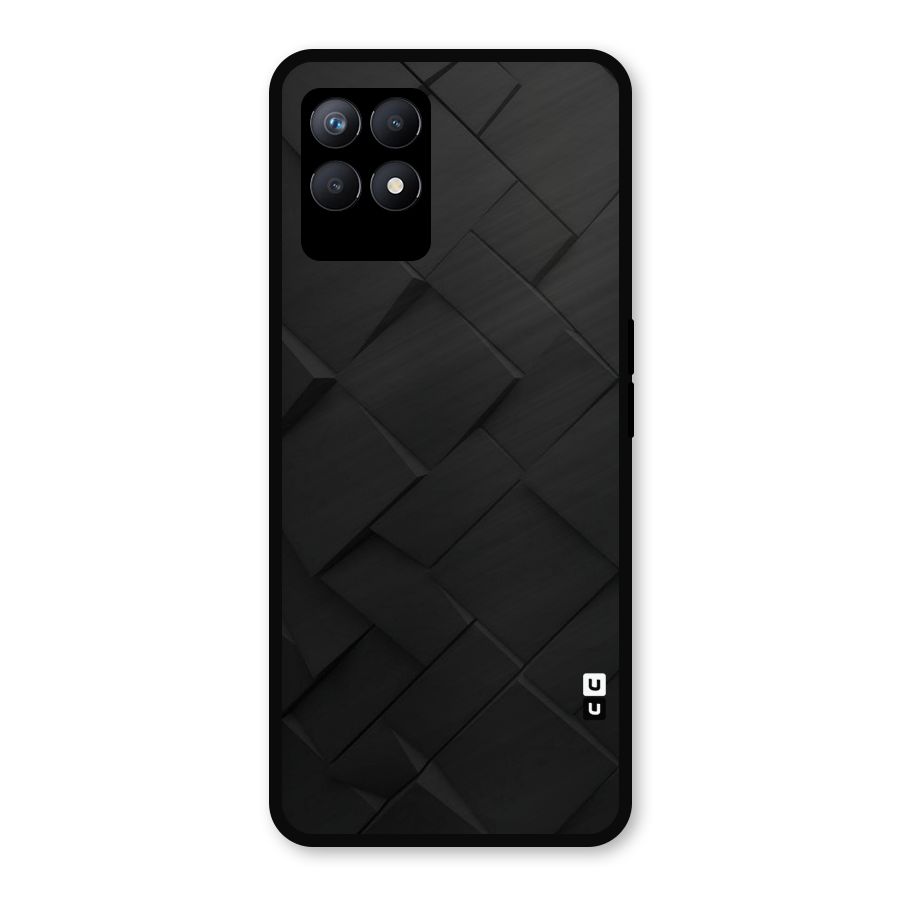 Black Elegant Design Metal Back Case for Realme Narzo 50