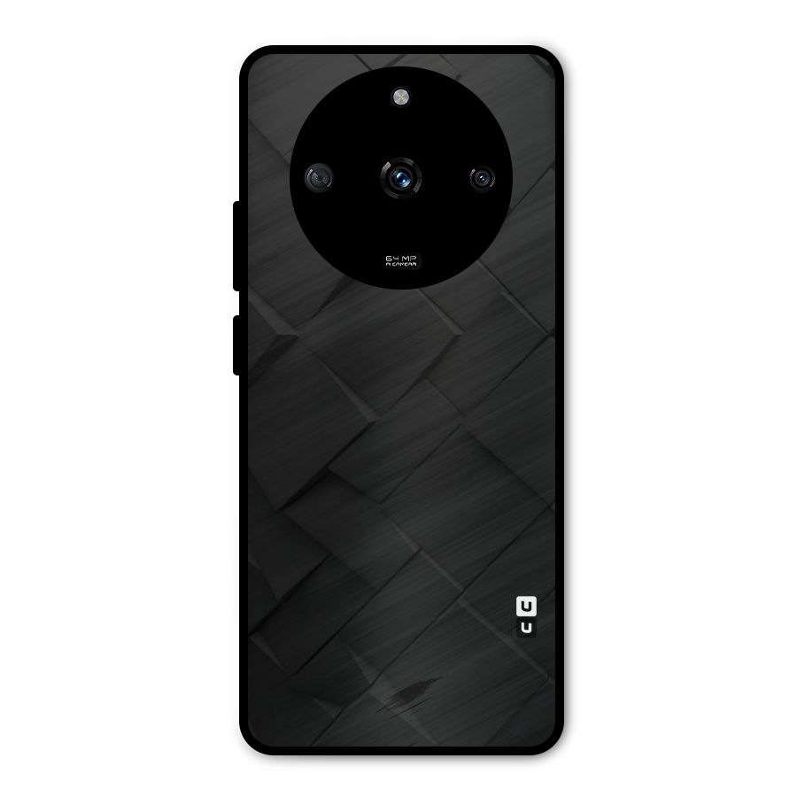 Black Elegant Design Metal Back Case for Realme Narzo 60 5G