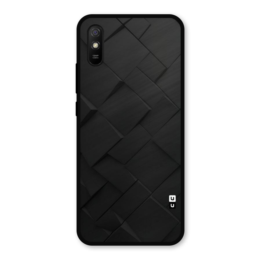 Black Elegant Design Metal Back Case for Redmi 9i