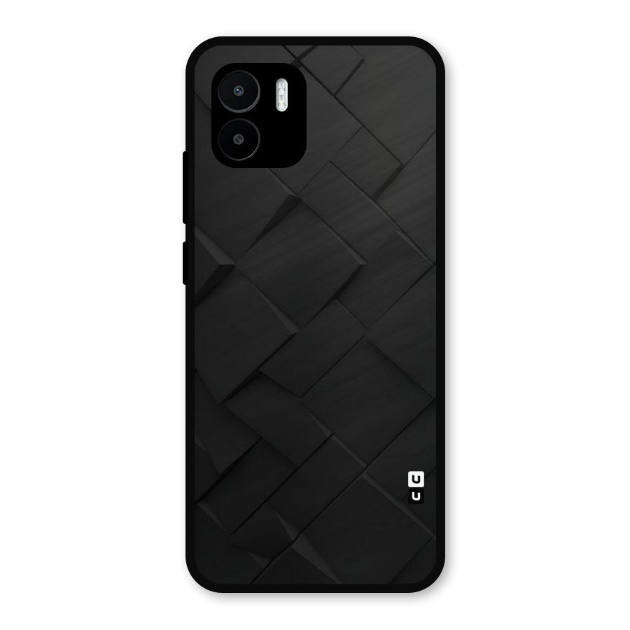 Black Elegant Design Metal Back Case for Redmi A2