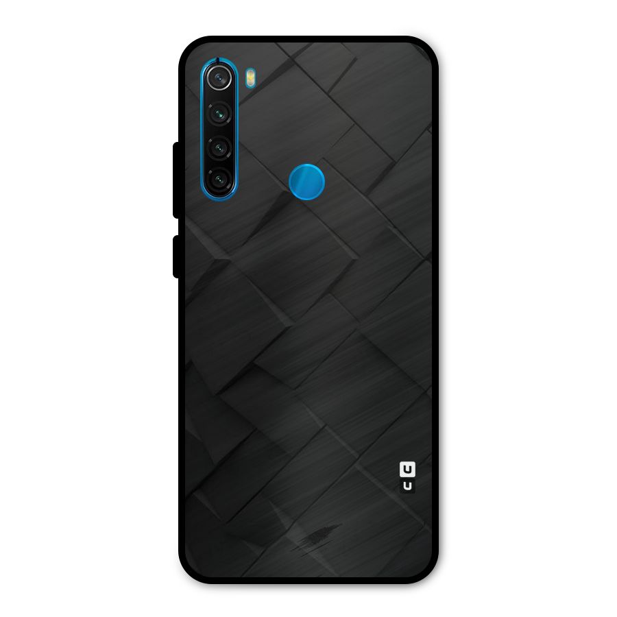 Black Elegant Design Metal Back Case for Redmi Note 8