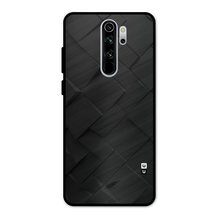 Black Elegant Design Metal Back Case for Redmi Note 8 Pro