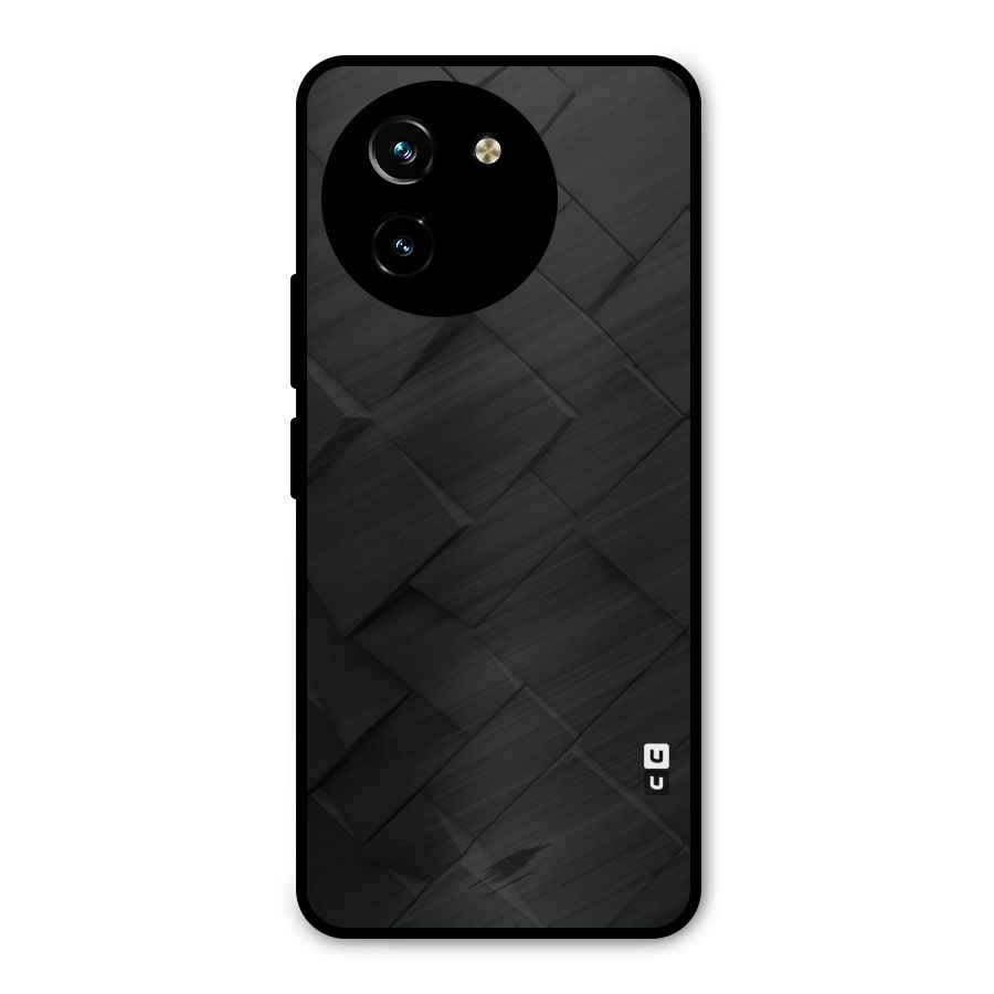 Black Elegant Design Metal Back Case for Vivo T3x