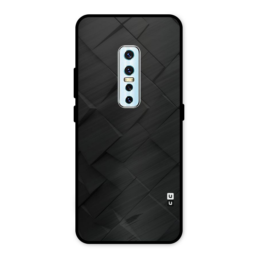 Black Elegant Design Metal Back Case for Vivo V17 Pro