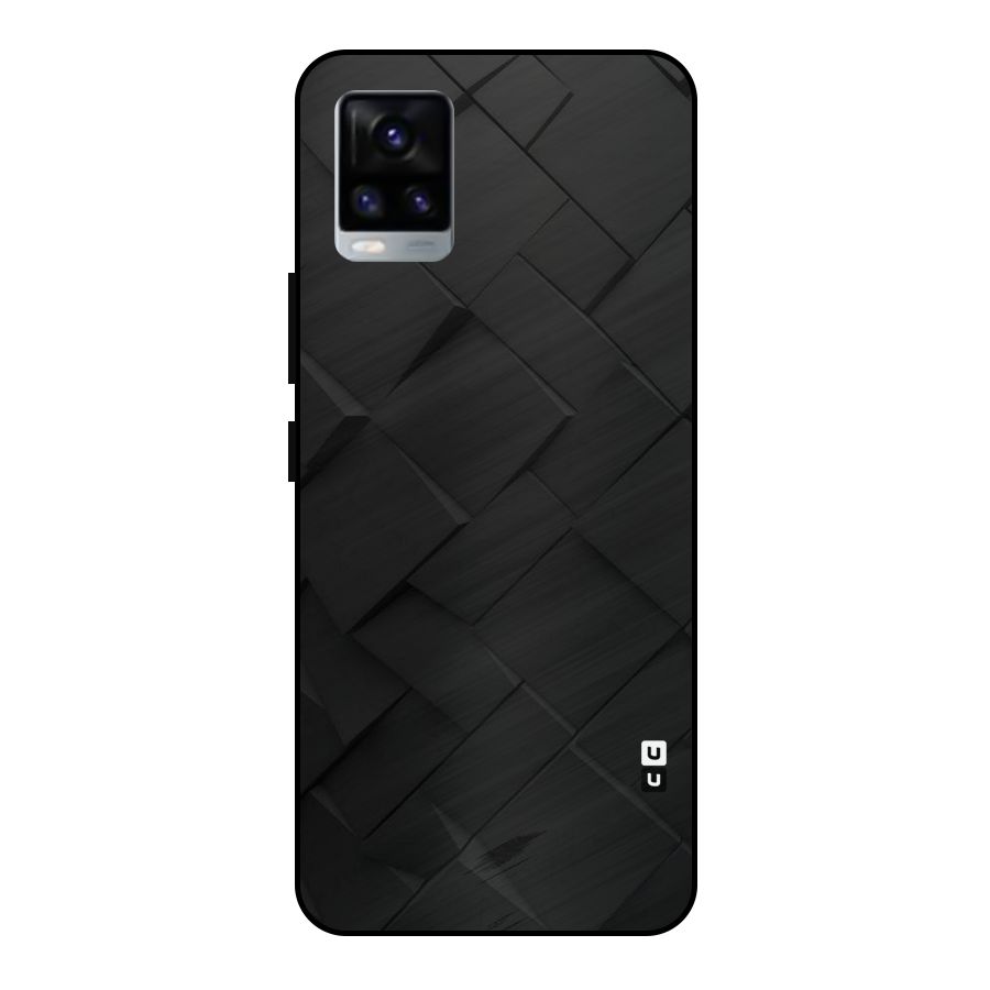 Black Elegant Design Metal Back Case for Vivo V20