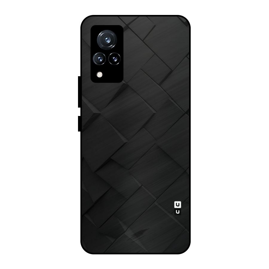 Black Elegant Design Metal Back Case for Vivo V21 5G