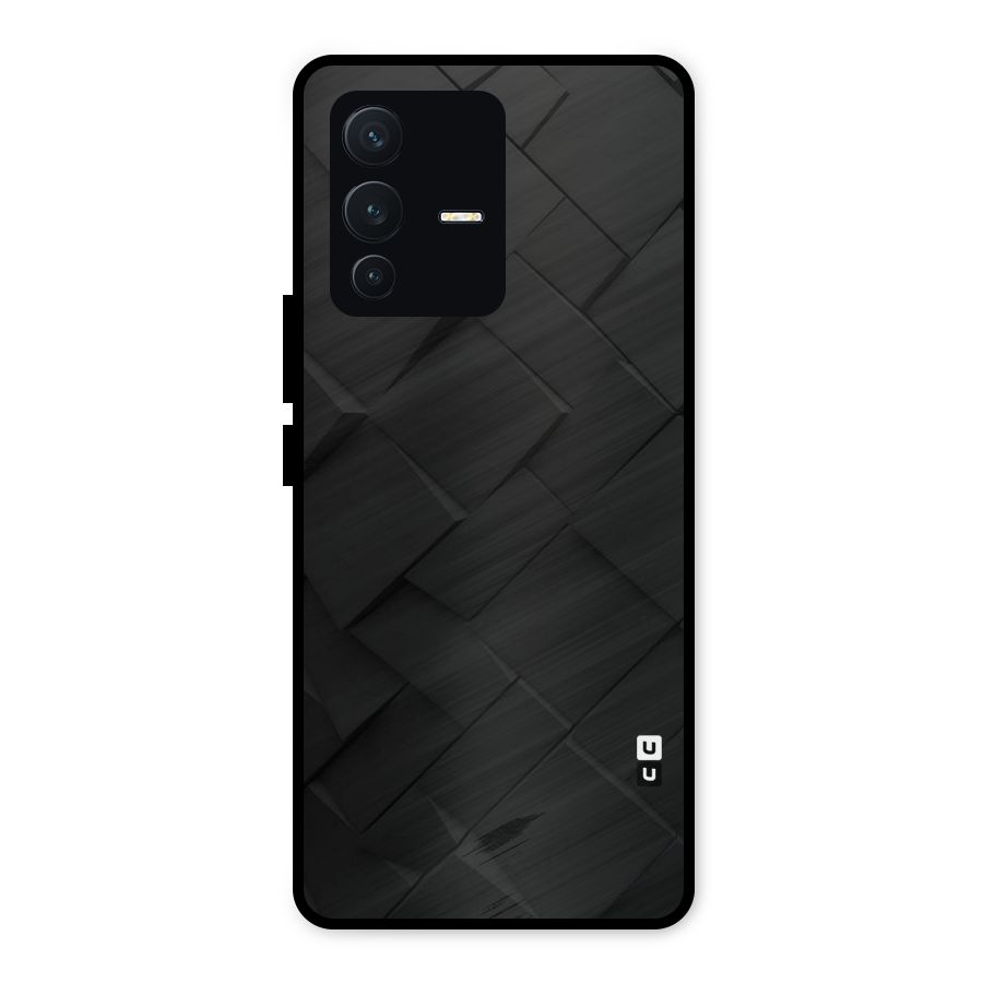 Black Elegant Design Metal Back Case for Vivo V23 5G