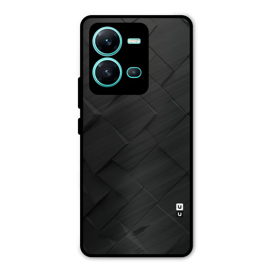 Black Elegant Design Metal Back Case for Vivo V25