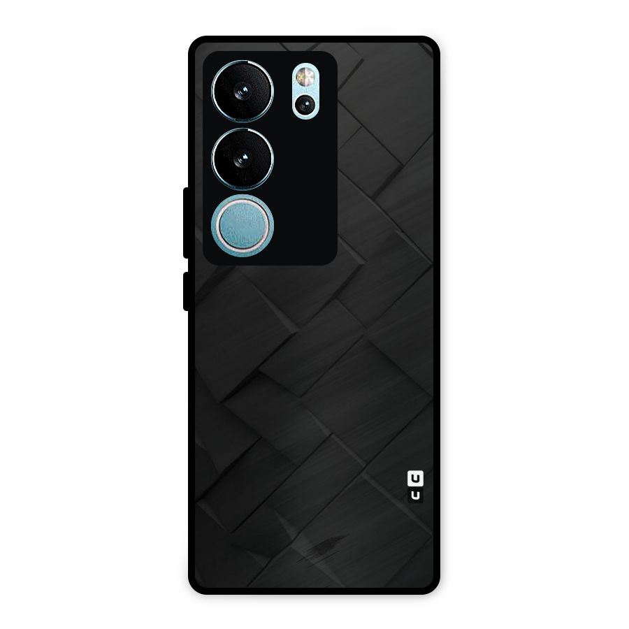 Black Elegant Design Metal Back Case for Vivo V29