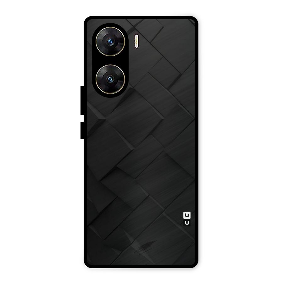 Black Elegant Design Metal Back Case for Vivo V29e