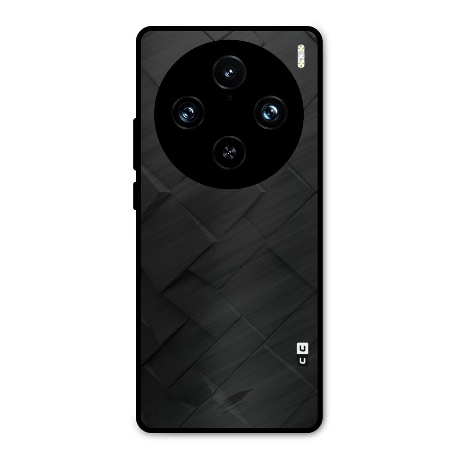 Black Elegant Design Metal Back Case for Vivo X100 Pro
