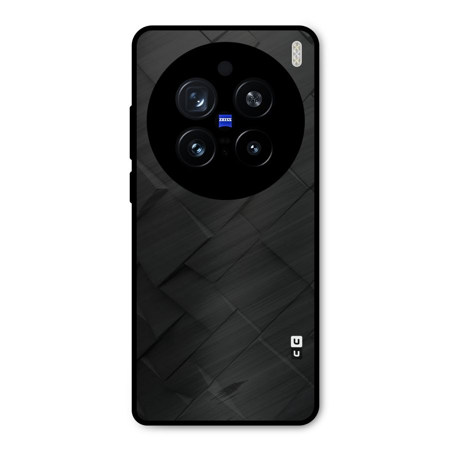 Black Elegant Design Metal Back Case for Vivo X200 Pro