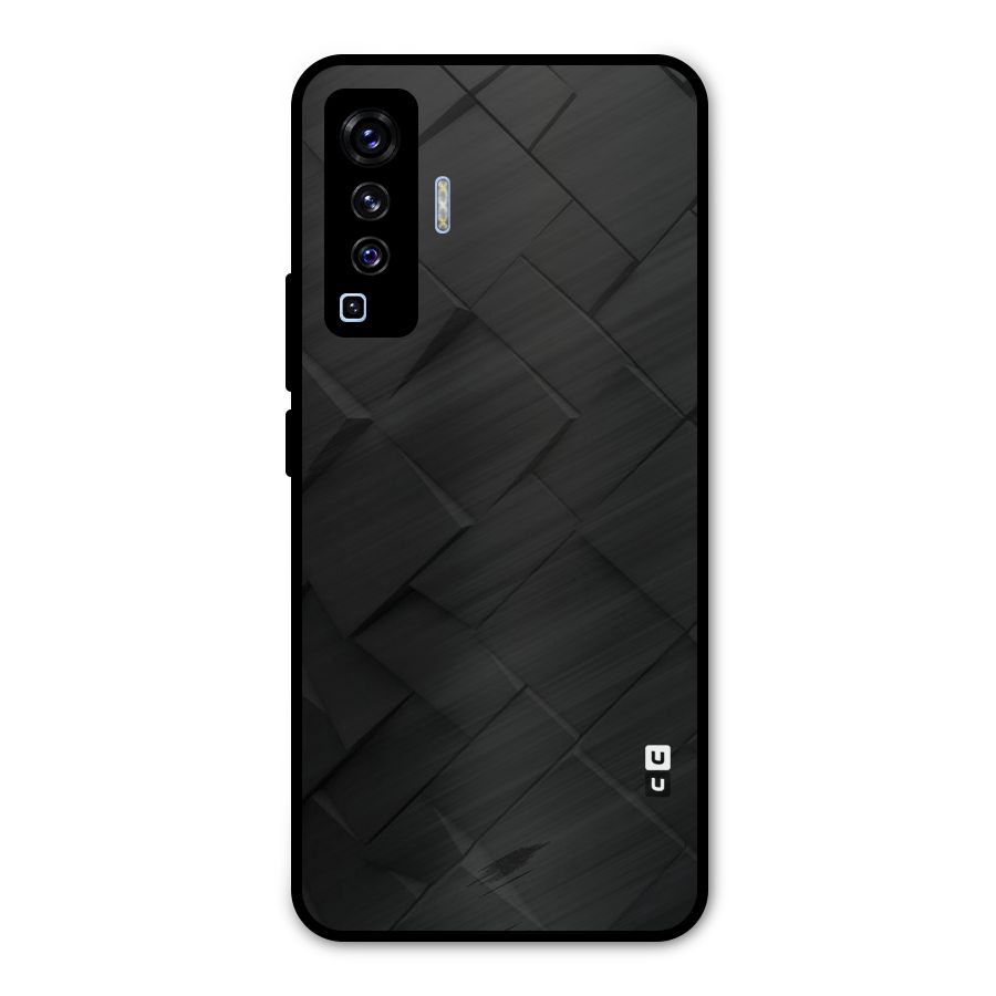Black Elegant Design Metal Back Case for Vivo X50