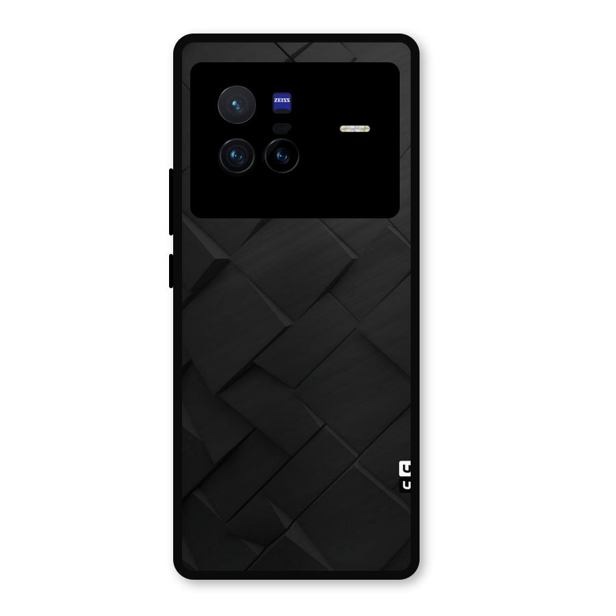 Black Elegant Design Metal Back Case for Vivo X80