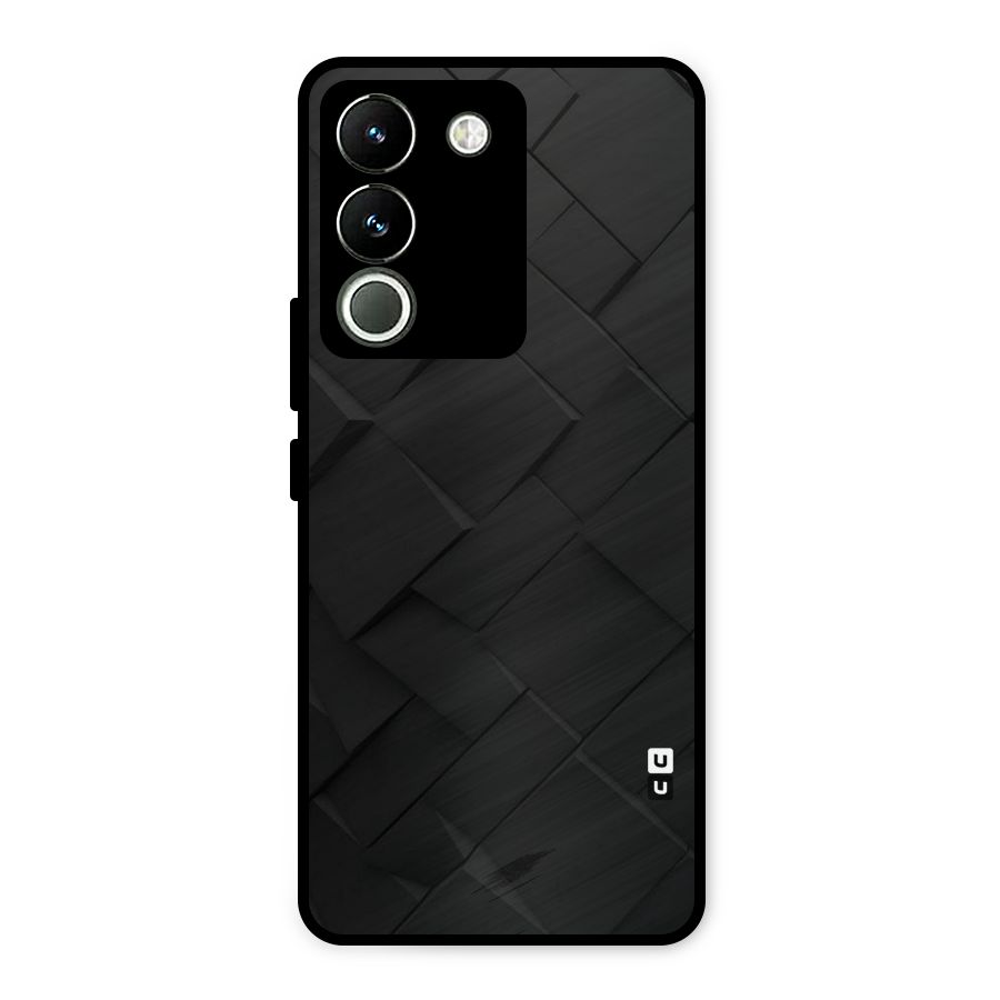 Black Elegant Design Metal Back Case for Vivo Y200
