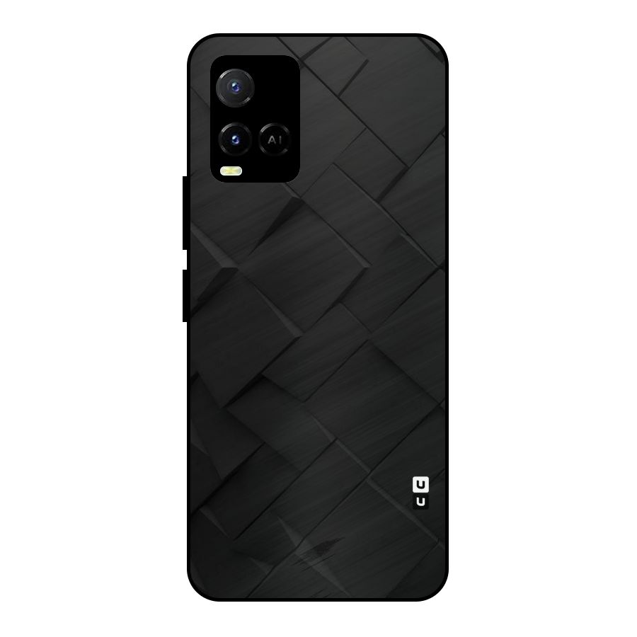 Black Elegant Design Metal Back Case for Vivo Y21T