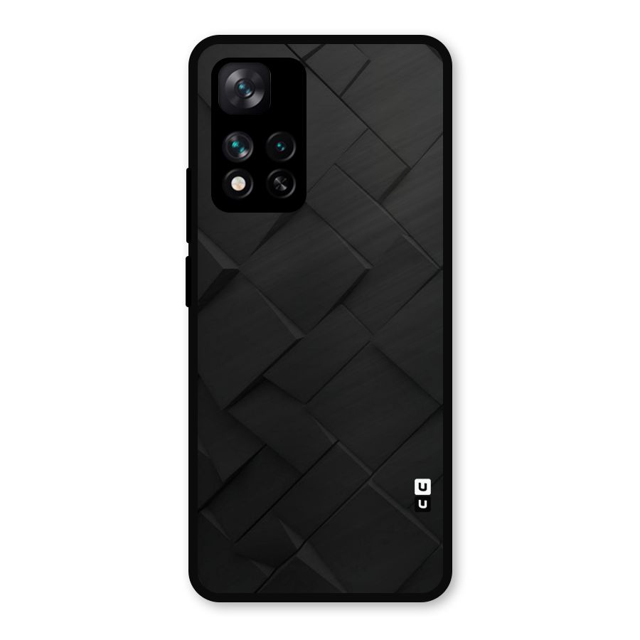 Black Elegant Design Metal Back Case for Xiaomi 11i Hypercharge 5G