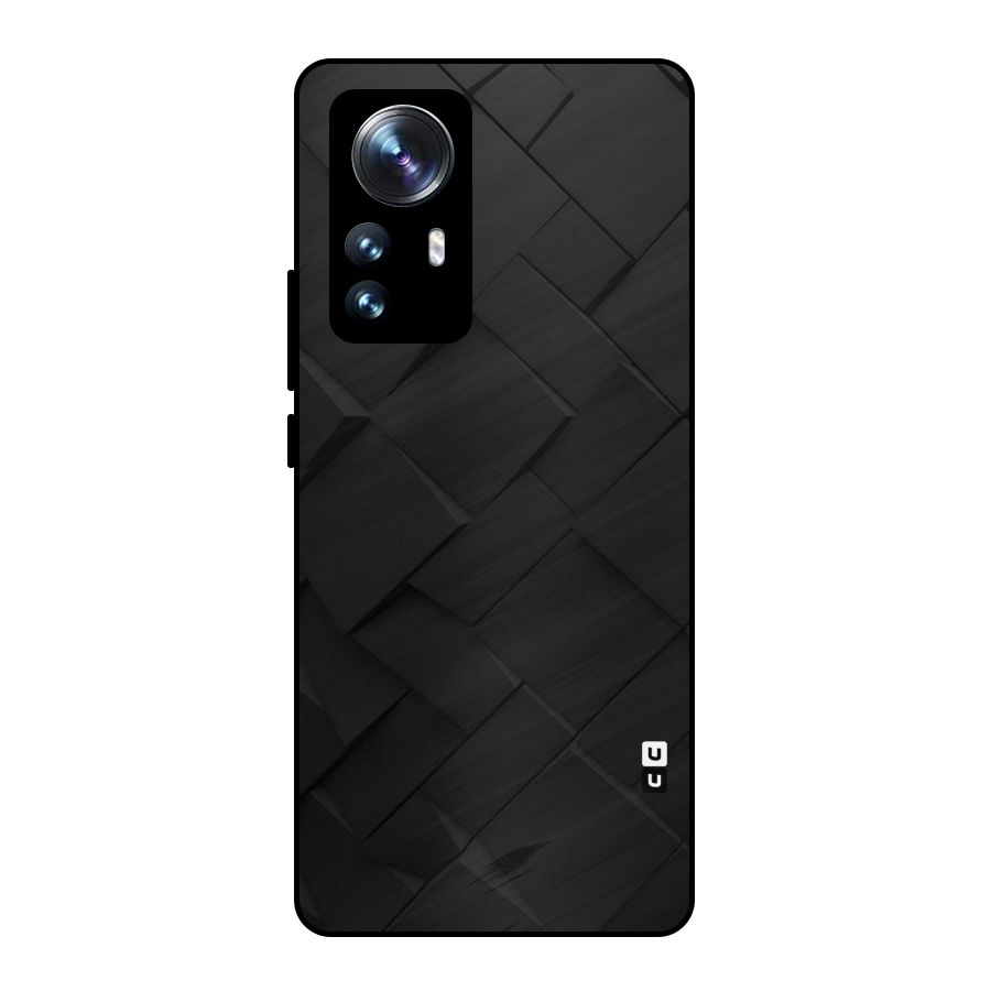 Black Elegant Design Metal Back Case for Xiaomi 12 Pro