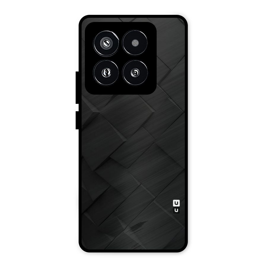 Black Elegant Design Metal Back Case for Xiaomi 14 Pro