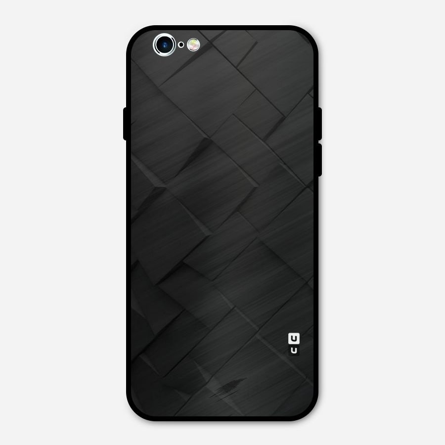 Black Elegant Design Metal Back Case for iPhone 6 6s