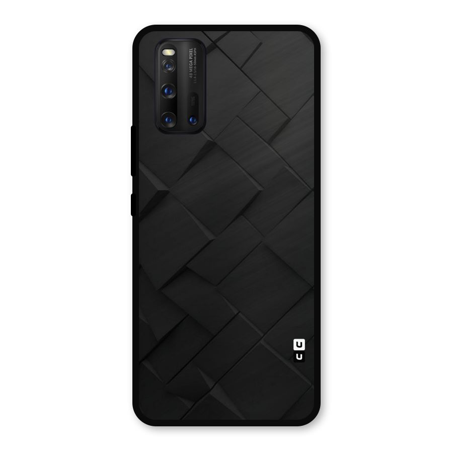 Black Elegant Design Metal Back Case for iQOO 3