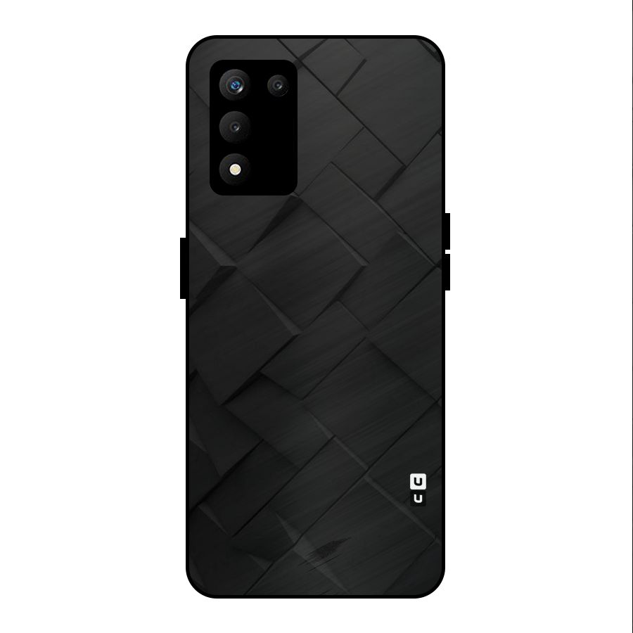 Black Elegant Design Metal Back Case for realme 9 5G SE