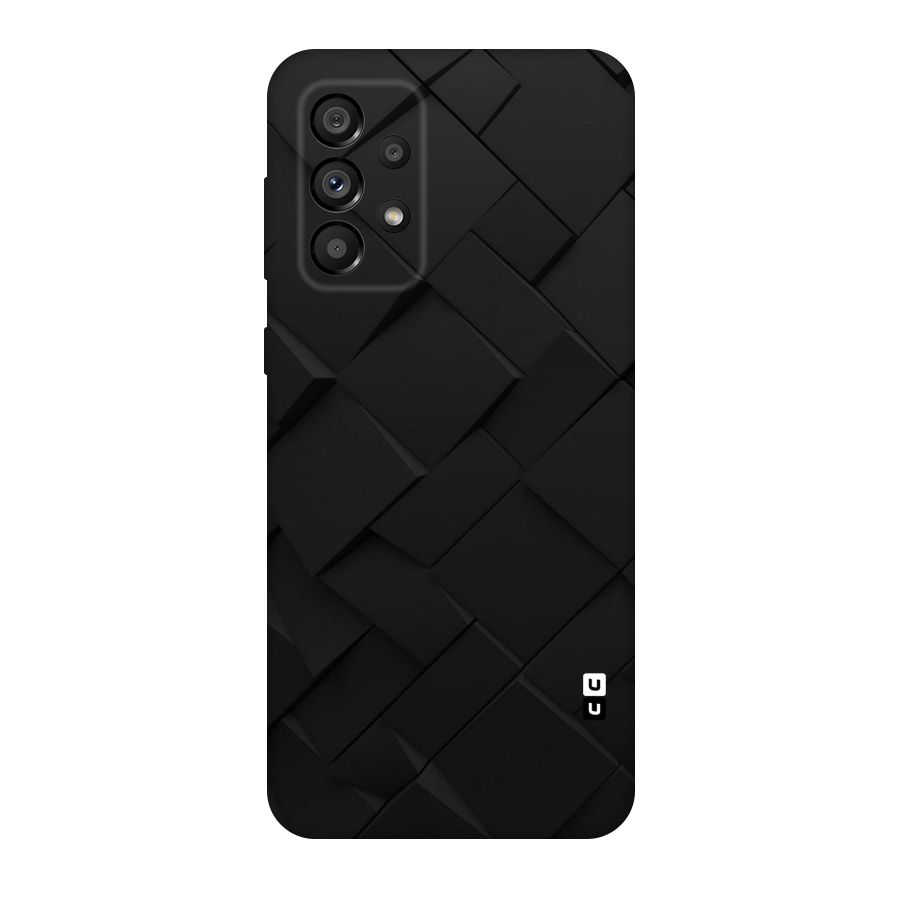 Black Elegant Design Original Polycarbonate Back Case for Galaxy A73 5G