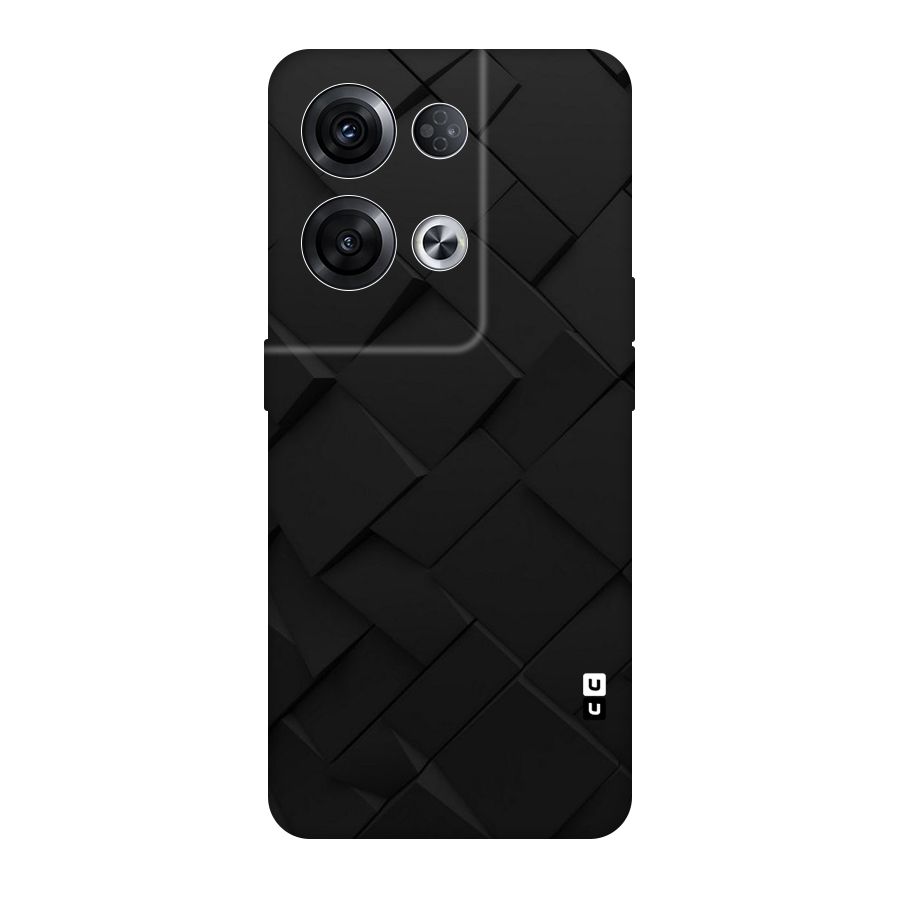 Black Elegant Design Original Polycarbonate Back Case for Oppo Reno8 Pro 5G