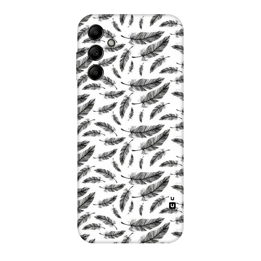 Black Feather Original Polycarbonate Back Case for Galaxy A14 5G
