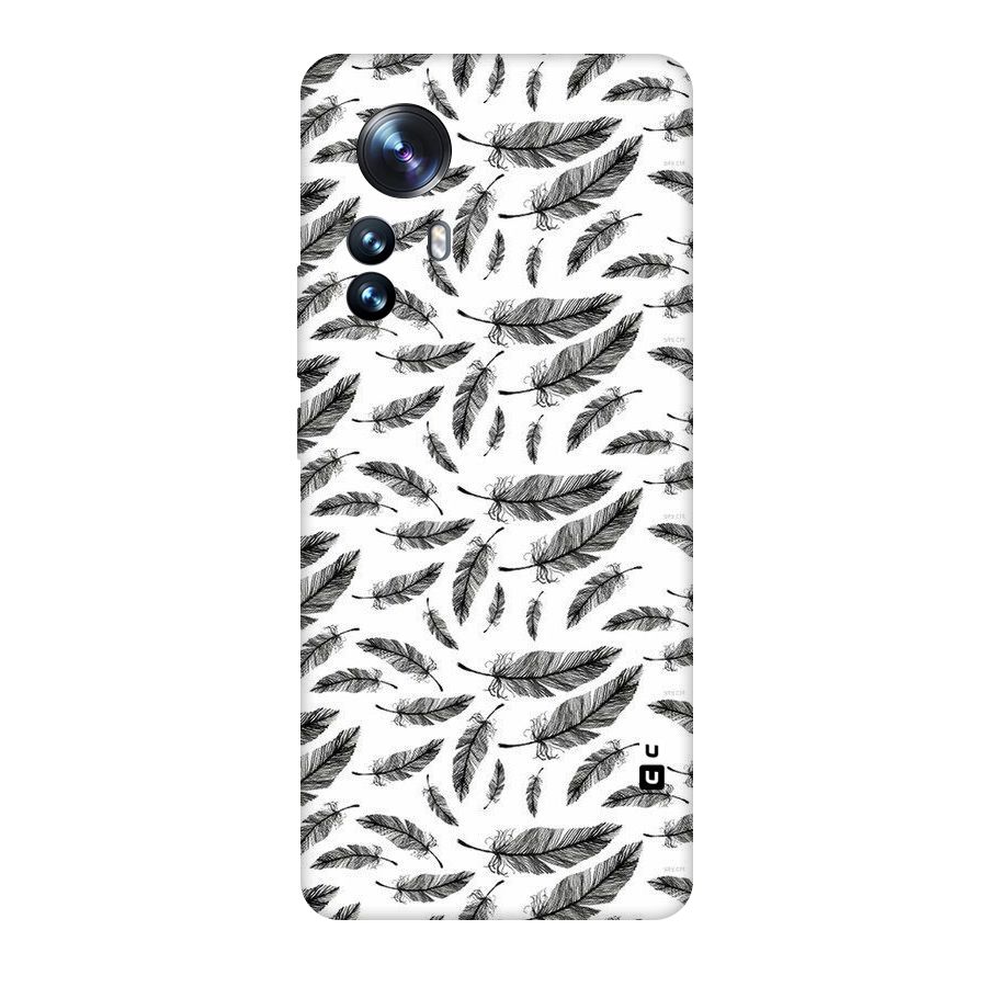 Black Feather Original Polycarbonate Back Case for Xiaomi 12 Pro