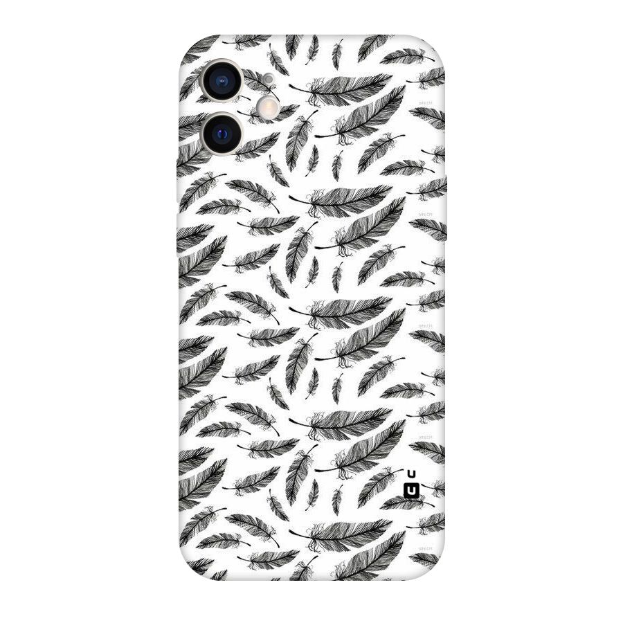 Black Feather Original Polycarbonate Back Case for iPhone 12