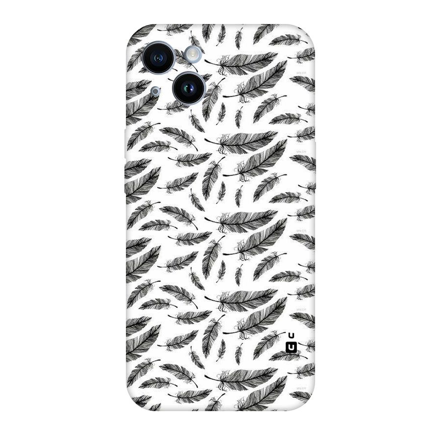 Black Feather Original Polycarbonate Back Case for iPhone 14