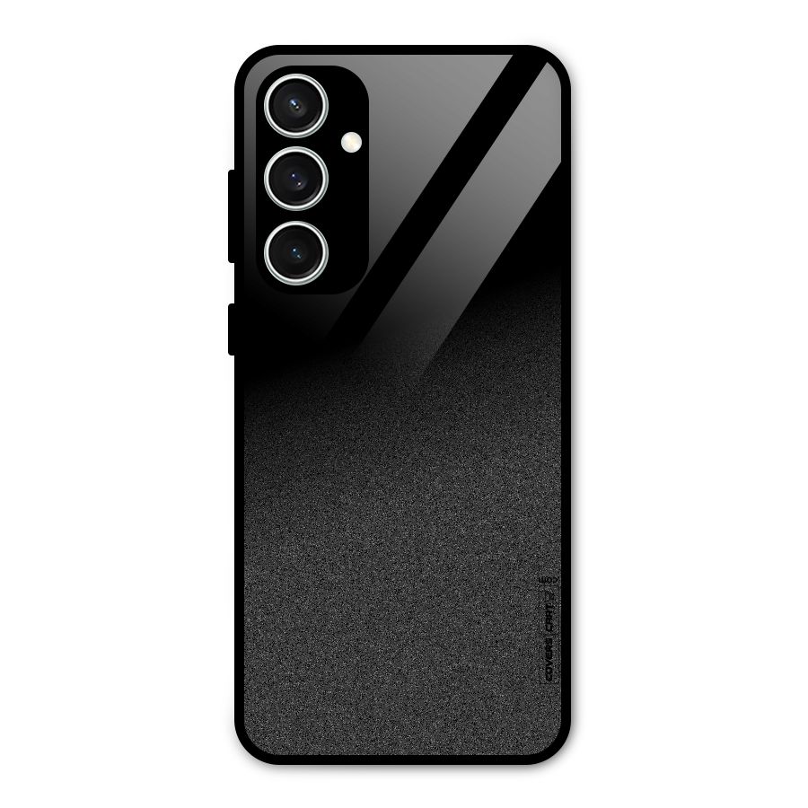 Black Grey Noise Fusion Glass Back Case for Galaxy S23 FE