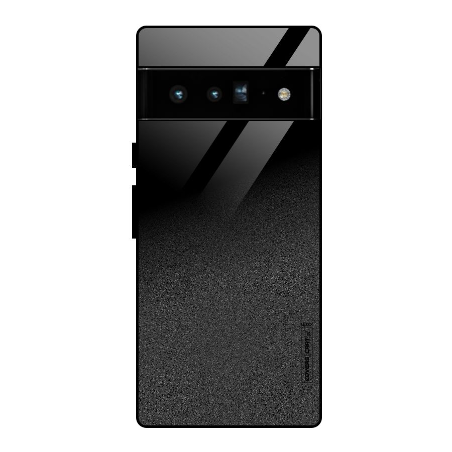 Black Grey Noise Fusion Glass Back Case for Google Pixel 6 Pro