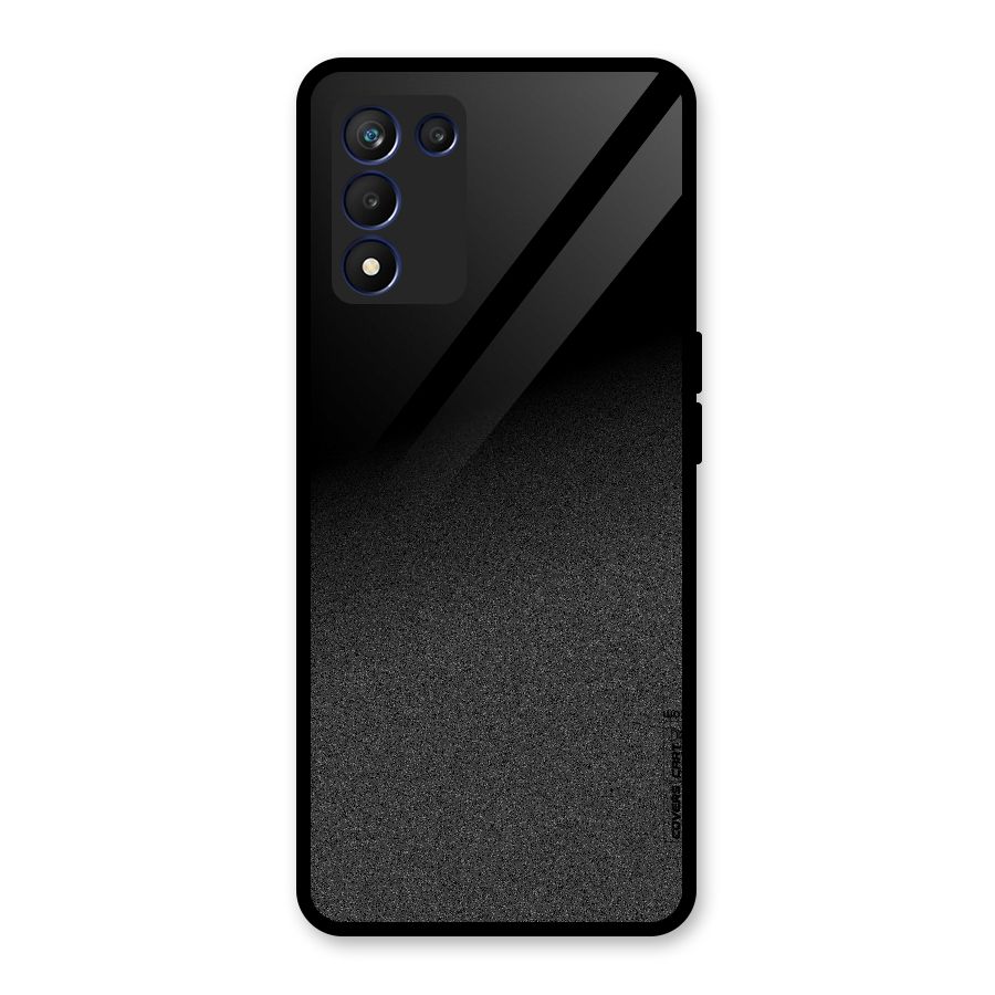 Black Grey Noise Fusion Glass Back Case for Realme 9 5G Speed