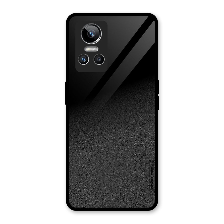 Black Grey Noise Fusion Glass Back Case for Realme GT Neo 3