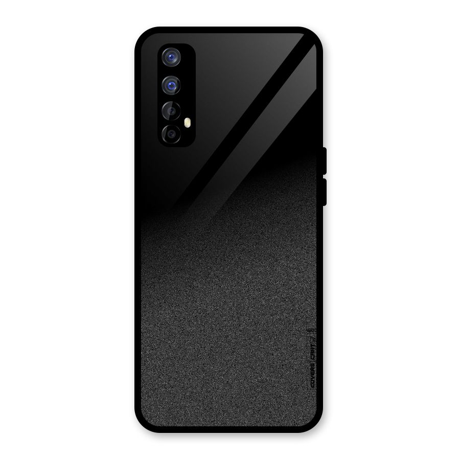 Black Grey Noise Fusion Glass Back Case for Realme Narzo 20 Pro
