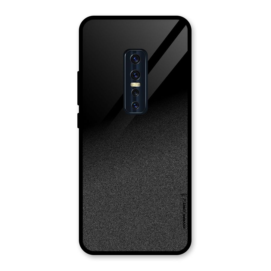 Black Grey Noise Fusion Glass Back Case for Vivo V17 Pro