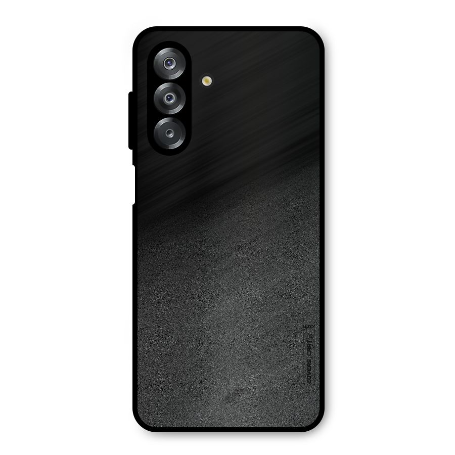 Black Grey Noise Fusion Metal Back Case for Galaxy A26