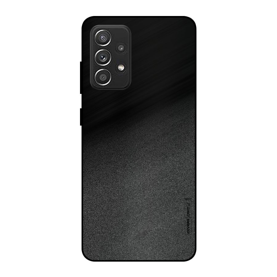 Black Grey Noise Fusion Metal Back Case for Galaxy A52s 5G
