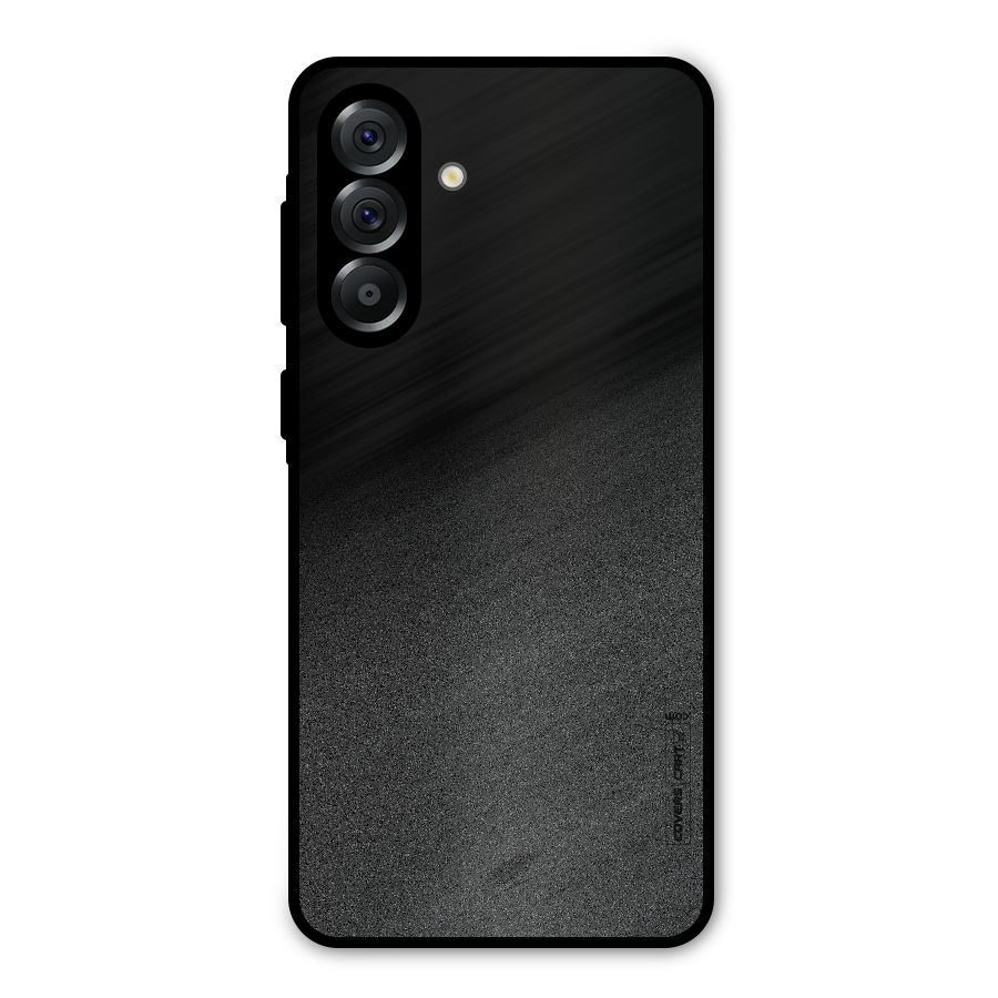 Black Grey Noise Fusion Metal Back Case for Galaxy A56