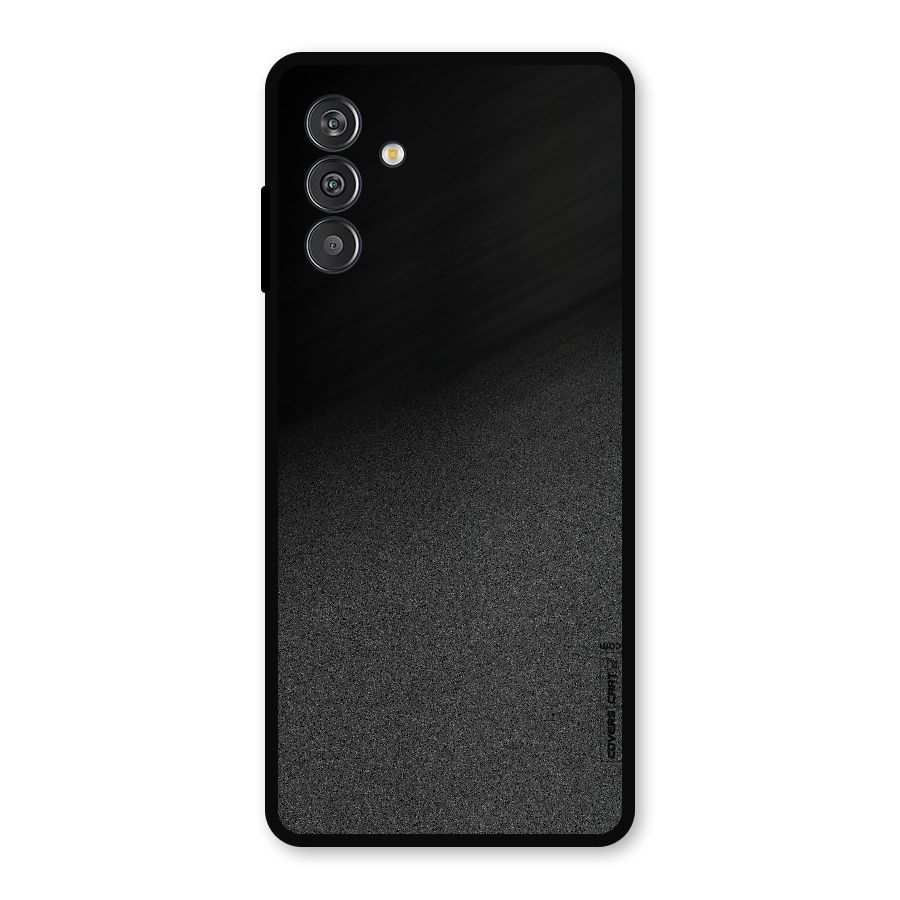 Black Grey Noise Fusion Metal Back Case for Galaxy F13