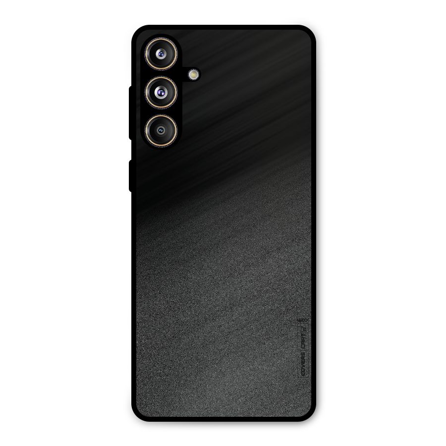 Black Grey Noise Fusion Metal Back Case for Galaxy F55