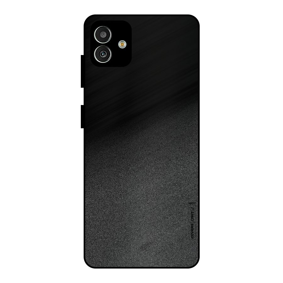 Black Grey Noise Fusion Metal Back Case for Galaxy M13 5G
