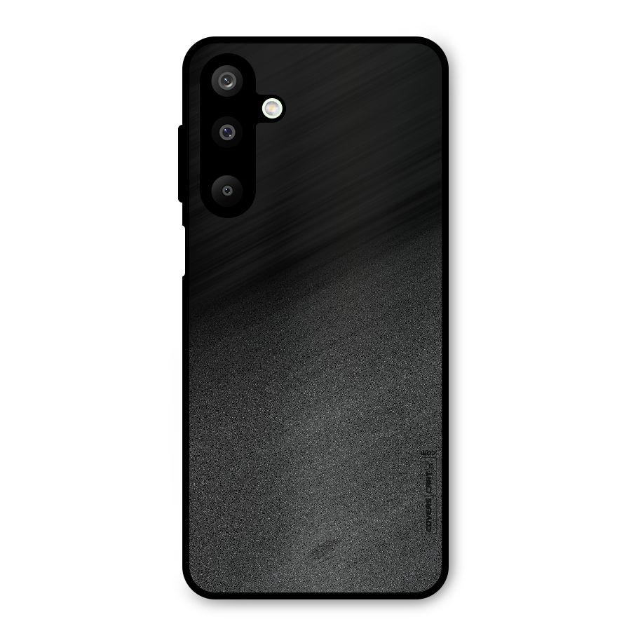 Black Grey Noise Fusion Metal Back Case for Galaxy M16