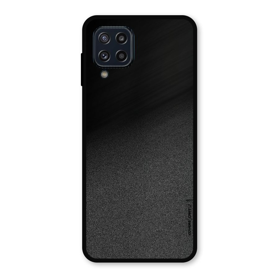 Black Grey Noise Fusion Metal Back Case for Galaxy M32