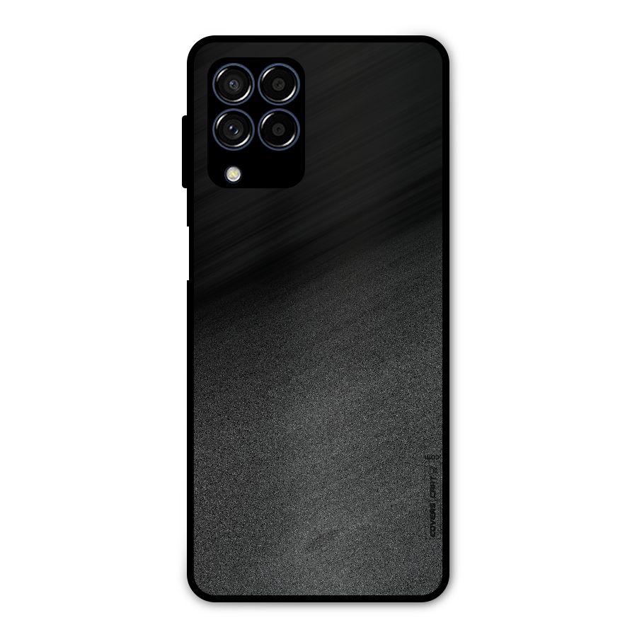 Black Grey Noise Fusion Metal Back Case for Galaxy M53 5G